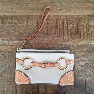 Tan Clutch
